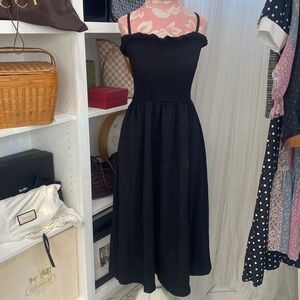 New H&M Black Summer Beach Dress Size M